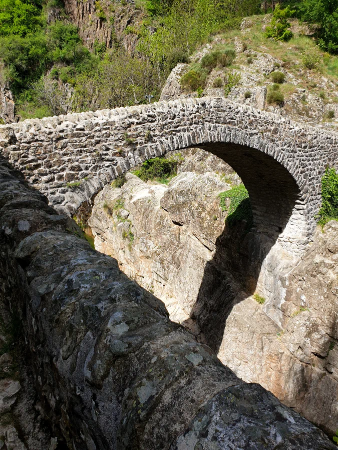 Pont de Diable in Thueyts, viewed from the opposite side